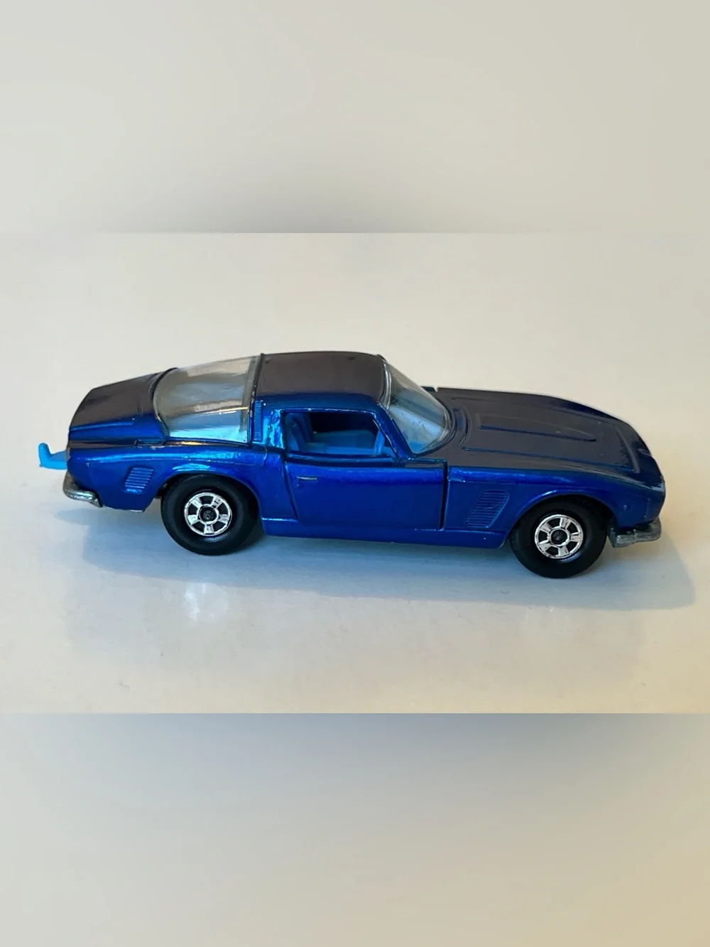 Vintage Matchbox Superfast No. 14 Iso Griffo Metallic Blue Lesney England